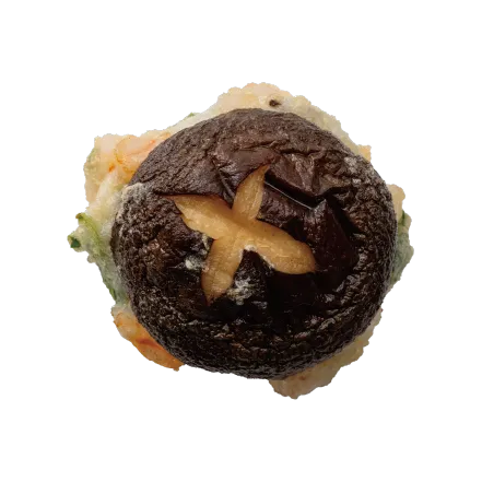 しいたけのエビすり身詰め
