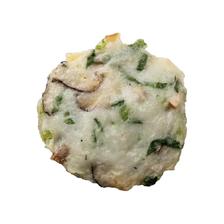 青菜としいたけ天